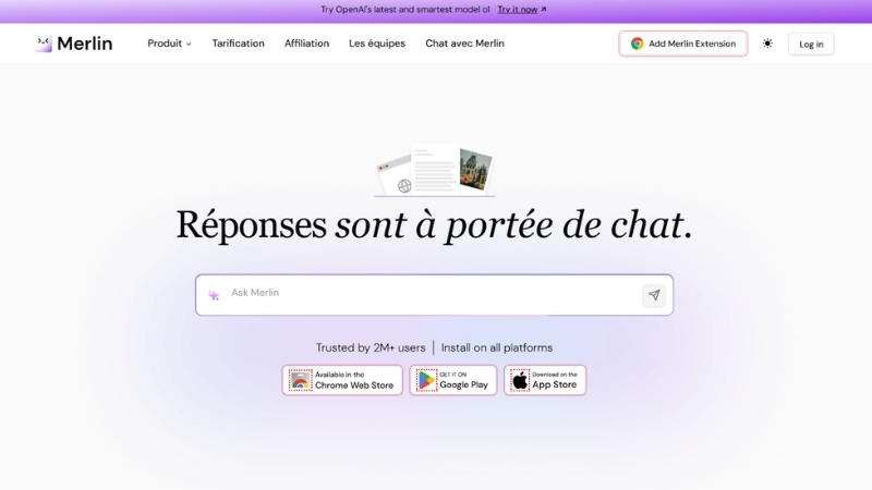Tiện ích Merlin ChatGPT giúp nâng cao hiệu quả sử dụng AI