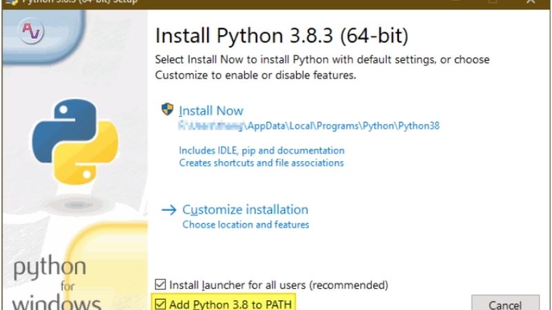 Bạn nên cài đặt Python phiên bản mới nhất