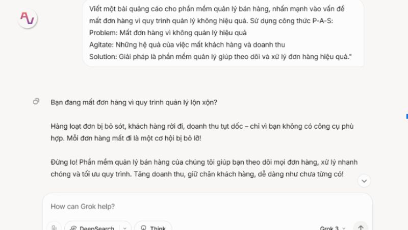Grok là một công cụ AI mạnh mẽ