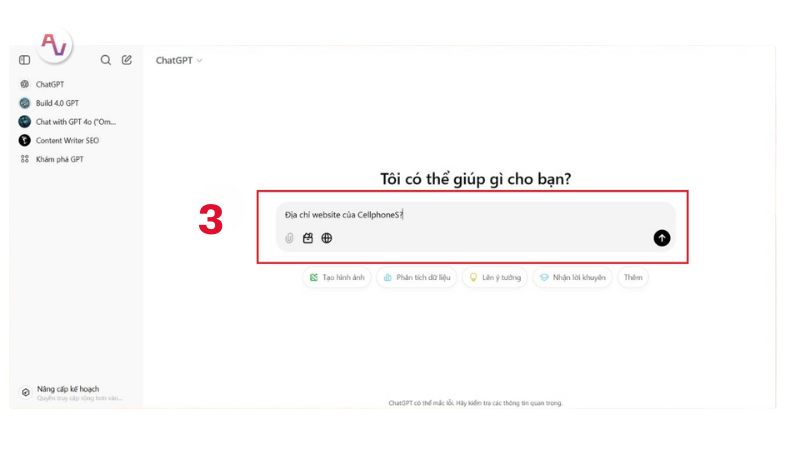 Nhập câu hỏi và nhận phản hồi