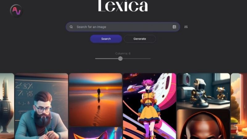 Lexica Art còn cung cấp kho hình mẫu phong phú để bạn tham khảo