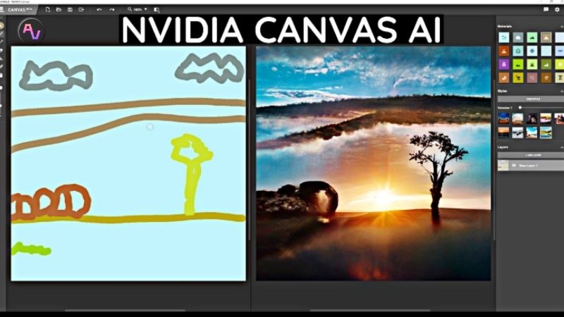 NVIDIA Canvas dành cho những ai theo con đường mỹ thuật chuyên nghiệp