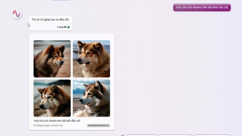 Cách tạo hình ảnh bằng Bing Image Creator trên máy tính - Bước 2