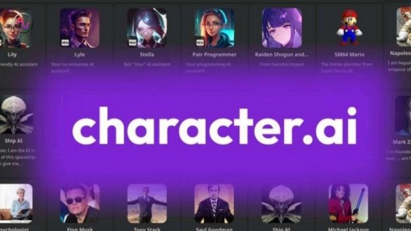 Character AI là nền tảng giúp người dùng trò chuyện với nhân vật ảo