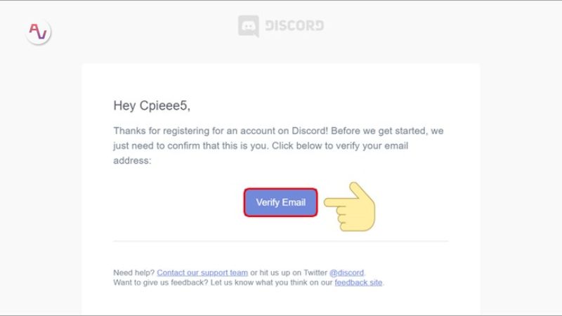 Đăng ký tài khoản Discord - bước 4
