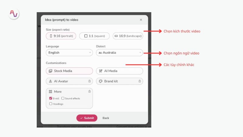 Cách tạo video từ văn bản với Fliki AI - Bước 4