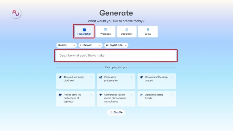 Hướng dẫn cách làm slide thuyết trình bằng Gamma AI