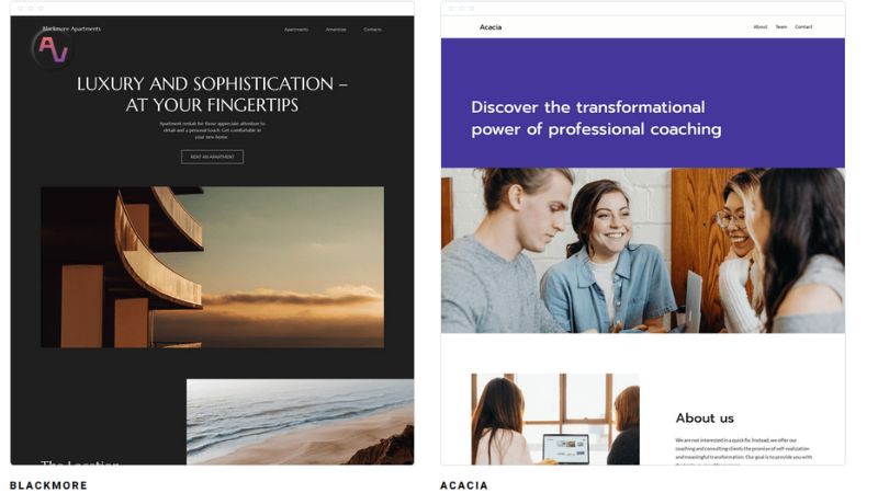 Các tính năng vượt trội của Zyro Website Builder