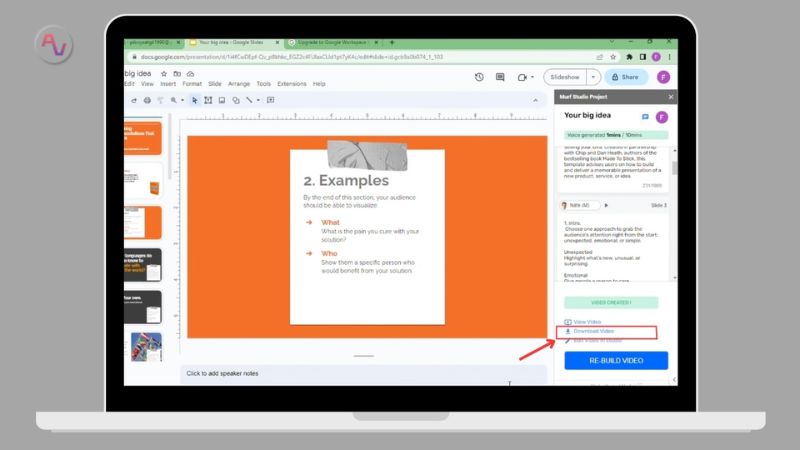 Hoàn tất chuyển giọng nói từ văn bản trên Google Slides
