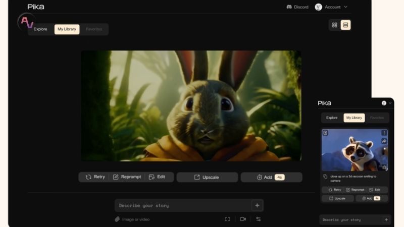 Tính năng vượt trội của Pika Art