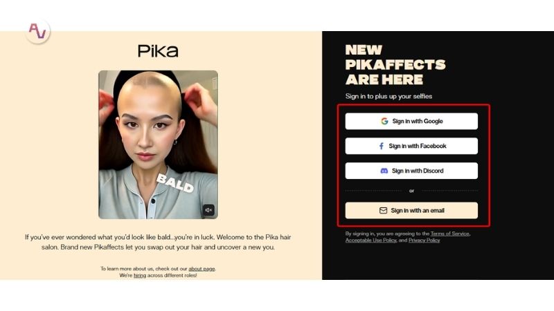 Cách đăng ký tài khoản Pika Art