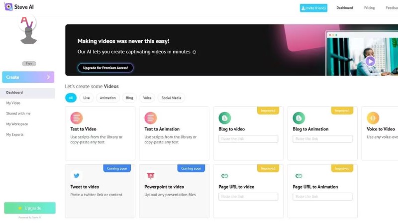 Cách tạo video bằng Steve AI dễ dàng cho người mới bắt đầu