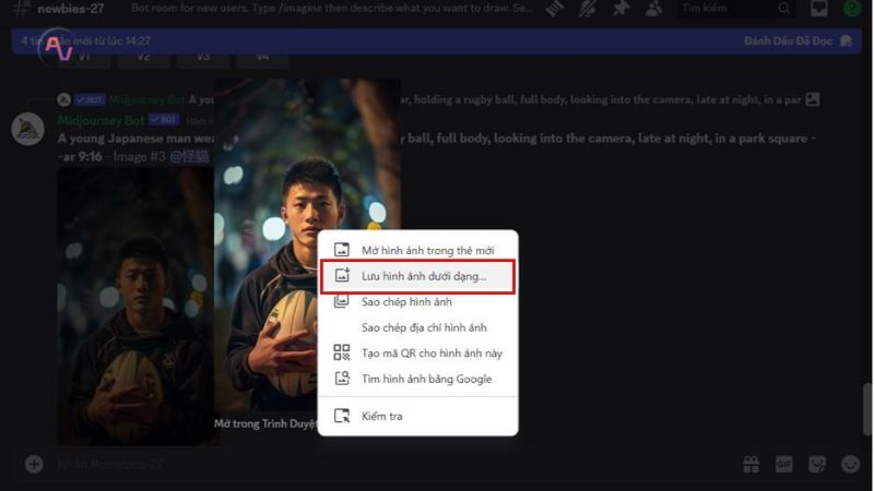 Lưu ảnh về máy
