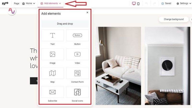 Các tính năng vượt trội của Zyro Website Builder