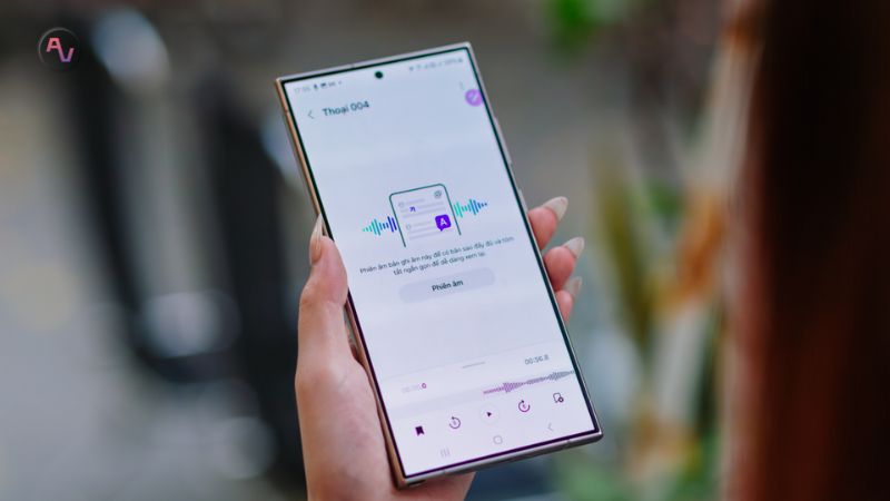 Tính nắng trợ lý Ghi âm thông minh trên Samsung